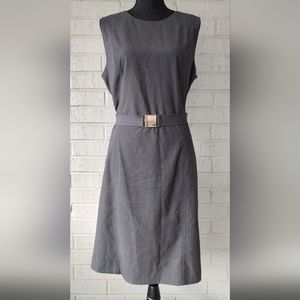 Calvin Klein Gray Sleeveless Dress